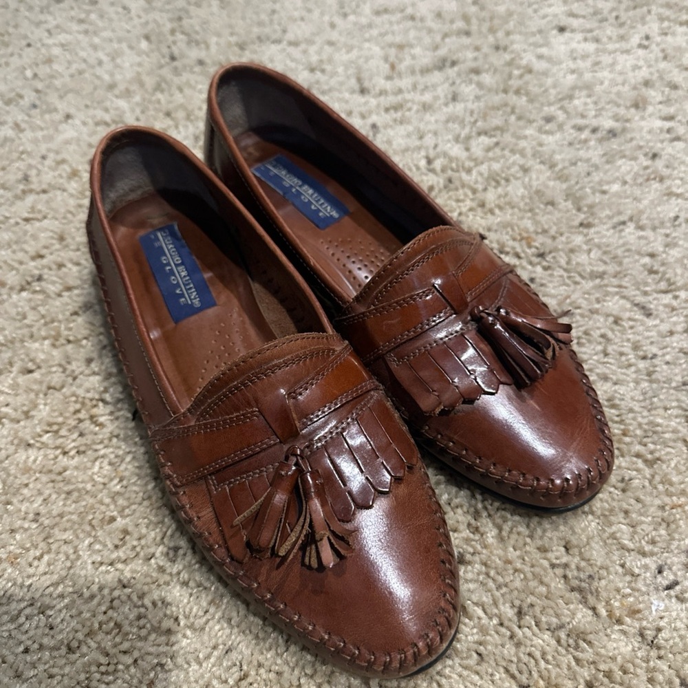 Giorgio Brutini Slip On Tassle Loafers Men’s 7.5D
